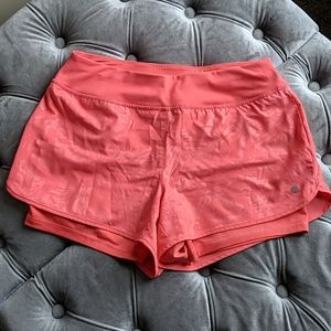 Apana exercise shorts, coral pink